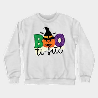 Boo-tiful - Happy Halloween Crewneck Sweatshirt